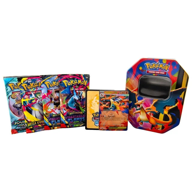 Pokémon TCG: Mega Charizard Tin - Assorted