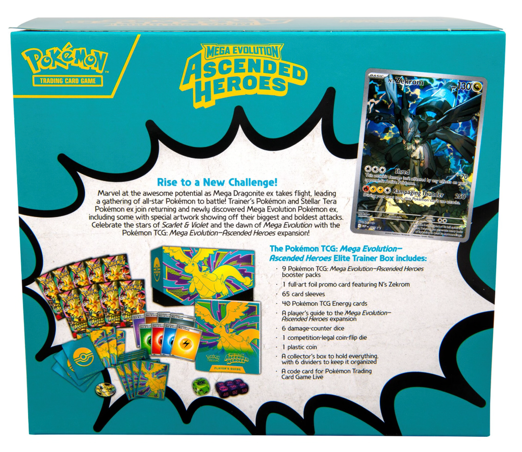 Pokémon TCG: Mega Evolution— Ascended Heroes Elite Trainer Box