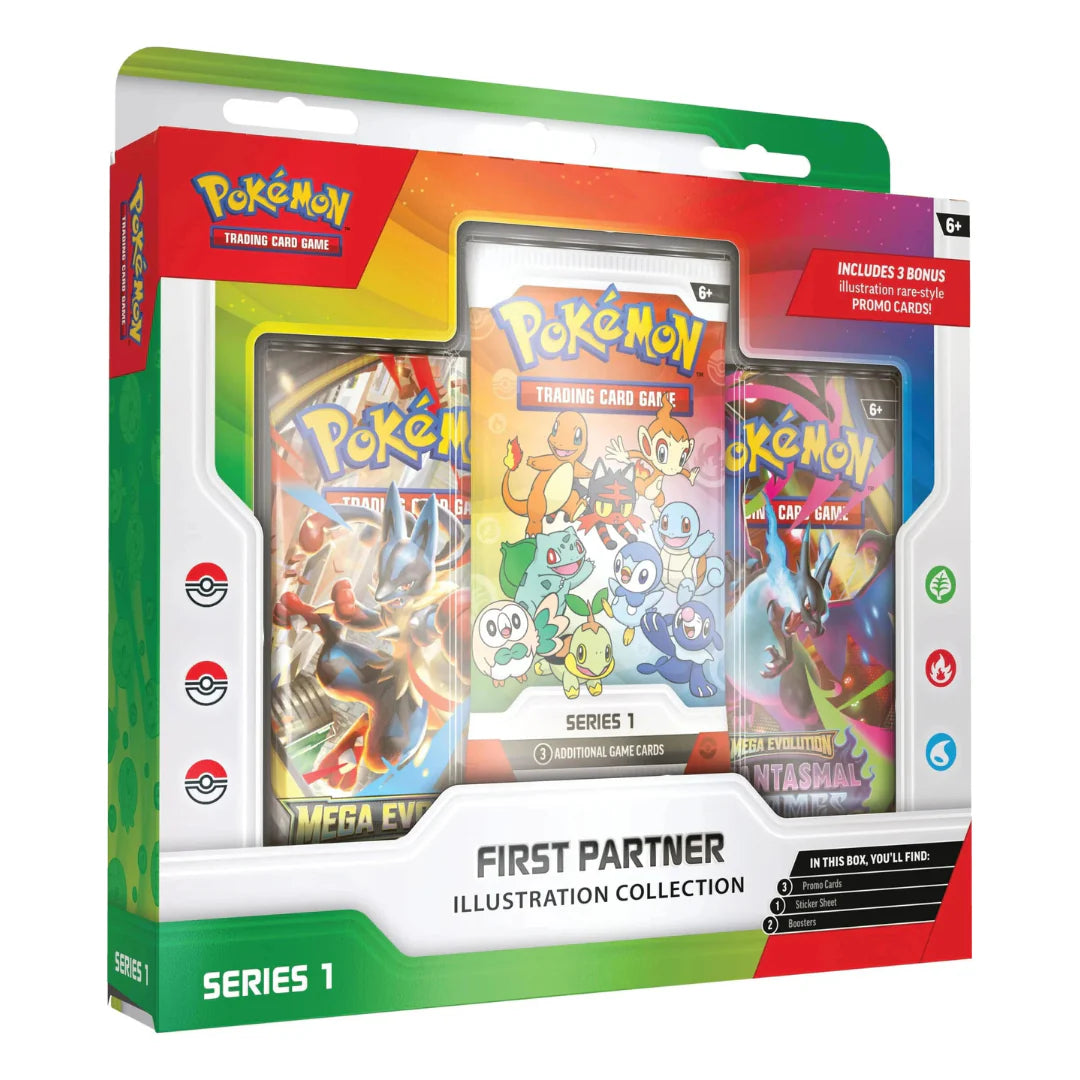 Pokemon First Partner Illustration Collections - Series 1