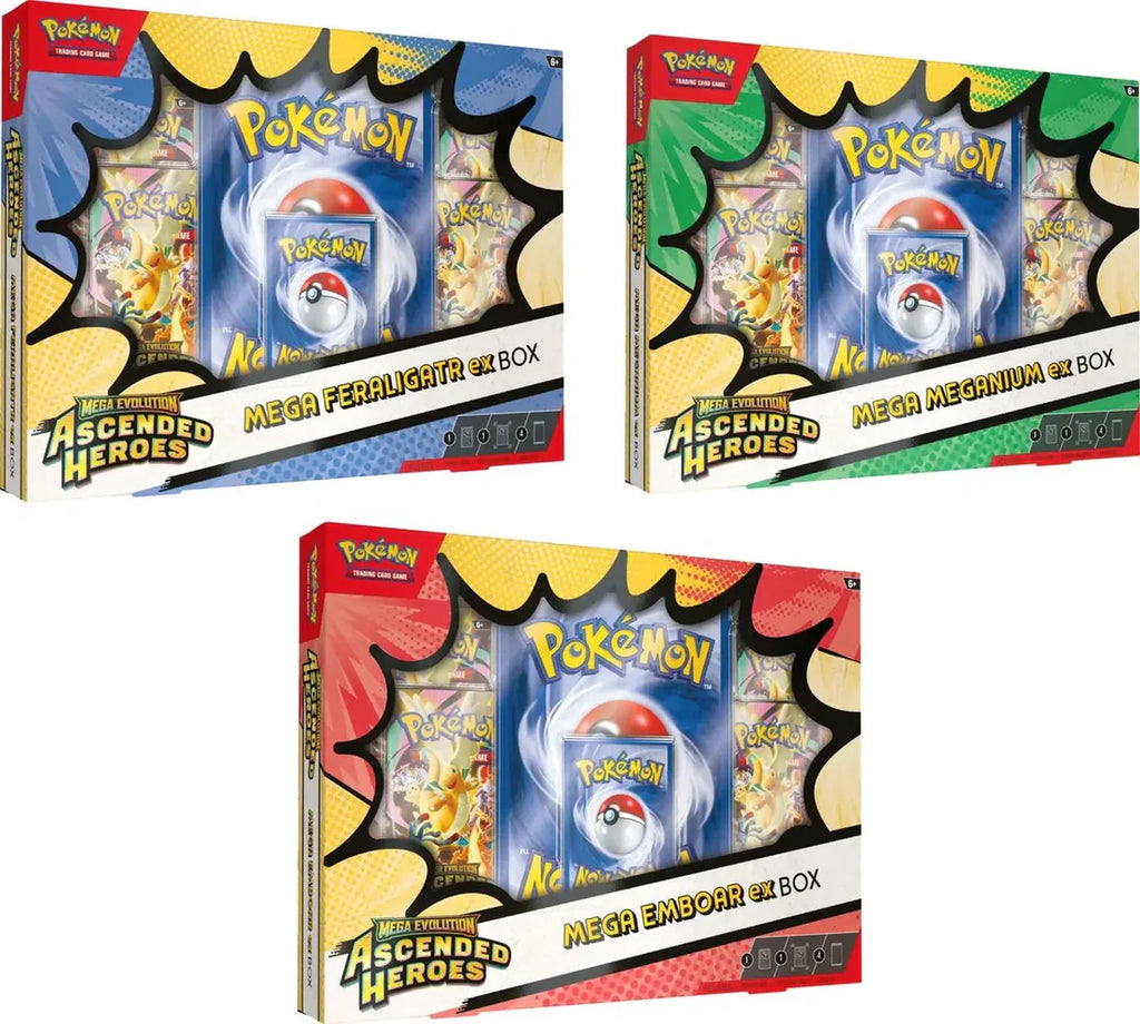 Pokemon Ascended Heroes Mega ex Box - Case of 6