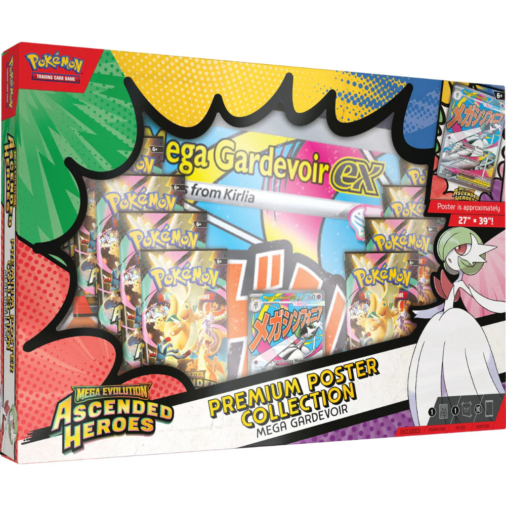 Pokemon - Mega Evolution - Ascended Heroes - Poster Collection - Assorted