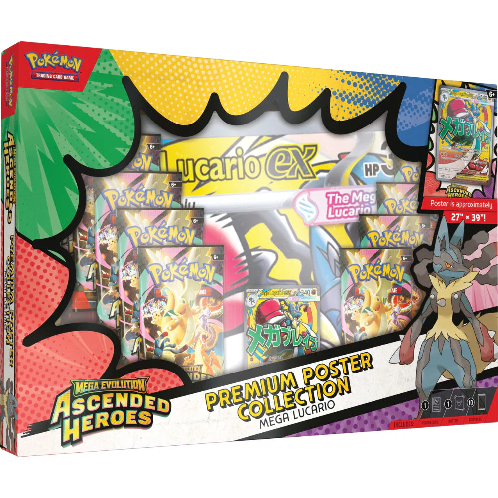 Pokemon - Mega Evolution - Ascended Heroes - Poster Collection - Assorted