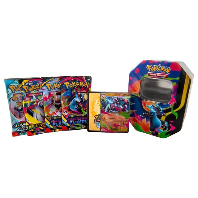 Pokémon TCG: Mega Charizard Tin - Assorted
