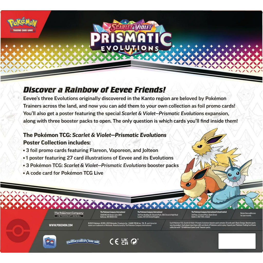 Pokémon TCG: Scarlet & Violet—Prismatic Evolutions Poster Collection