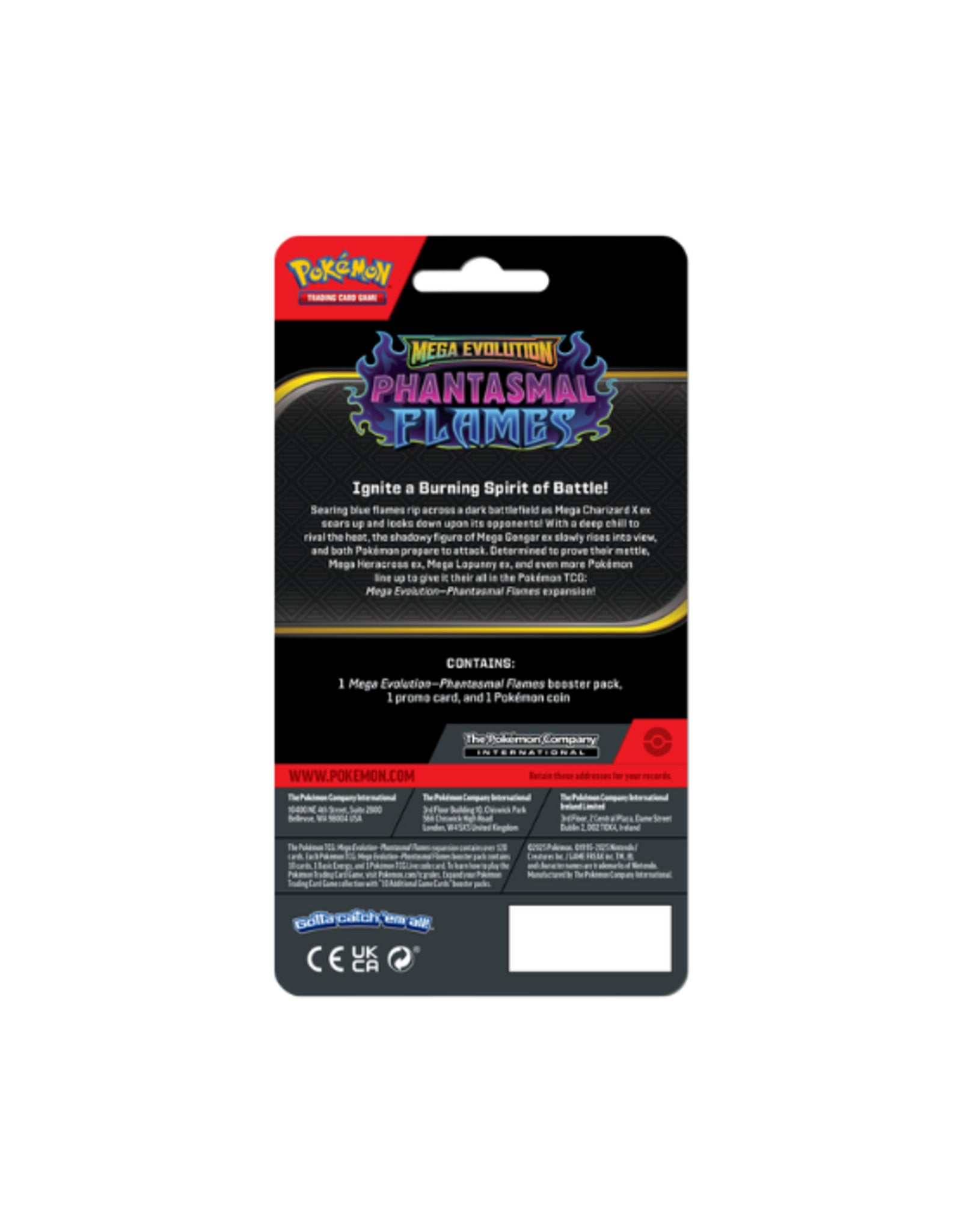 Pokemon Trading Card Game: Phantasmal Flames Checklane Blister