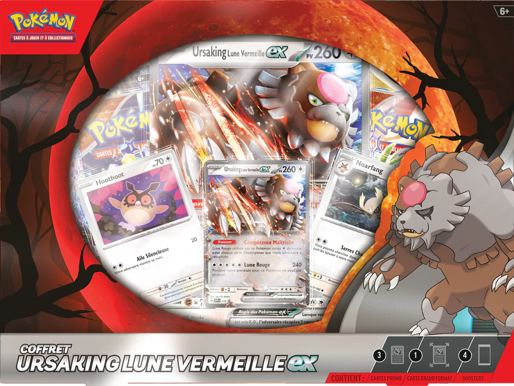 Pokemon Bloodmoon Ursaluna EX Box (French)
